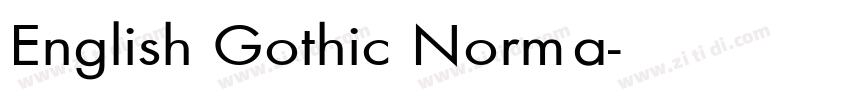 English Gothic Norma字体转换